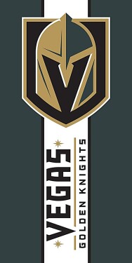 TipTrade Plážová osuška Vegas Golden Knights NHL Belt II. jakost