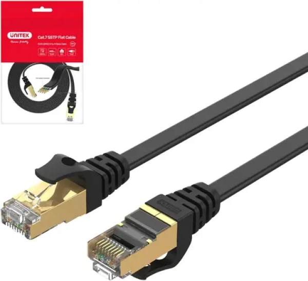 Unitek C1897BK-5M černá / Síťový kabel / Cat.7 / SSTP / RJ-45 / 5 m (C1897BK-5M)