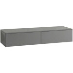 CERANO - Koupelnová skříňka pro umyvadla na desku Noira - šedá matná - 120x28x48 CER-8050BD7613