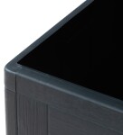 TOOMAX WOOD zahradní plastový úložný box 420 L - grafit