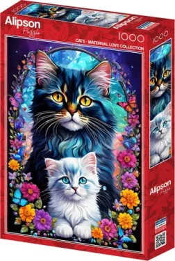 ALIPSON Puzzle Mateřská láska: Kočky
