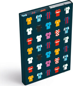 Desky na sešity box A5 Fotbal dresy