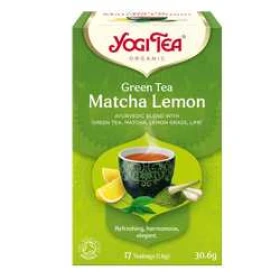 Yogi Tea Zelený čaj Matcha Citron 17 x 1,8 g BIO