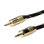 Oehlbach jack audio prodlužovací kabel [1x jack zástrčka 3,5 mm - 1x jack zásuvka 3,5 mm] 5.00 m černá pozlacené kontakty Oehlbac