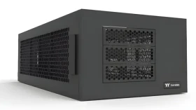 Thermaltake AX100 černá / Rozšiřující komora / pro AX700 XL-ATX / PS2 zdroj / 8x HDD/SSD / 560mm radiátor (CA-11C-00D1NN-00)