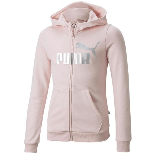 Dětská mikina ESS+ Logo Full-Zip TR G Jr 846959 16 - Puma 152CM