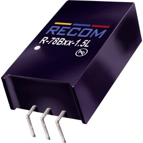 RECOM R-78B5.0-1.5L DC/DC měnič napětí do DPS 5 V/DC 1.5 A 7.5 W Počet výstupů: 1 x Obsahuje 1 ks