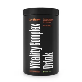 Vitality Complex Drink - GymBeam (zelené jablko, 360 g) (36631-2-360g-greenapple)