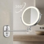 REA - Zrcadlo LED Glow Chrome HOM-70003