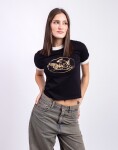 Tričko Carhartt WIP W' S/S Reminiscing Ringer T-Shirt Black heavy stone wash
