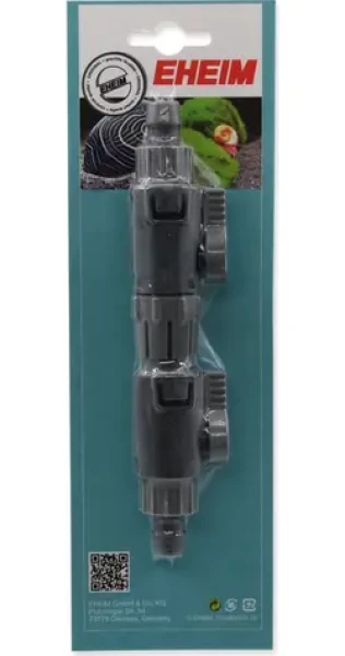 EHEIM Dvojitý kohout pro hadici 12/16 mm / Kohout / S rychlospojkou / Pro vnější filtry (E11-4004412)
