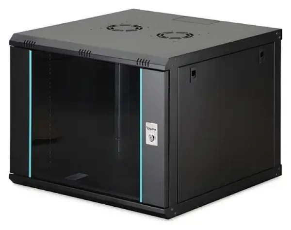 Digitus DN-37107 černá / Nástěnný rozvaděč / 19" / 9U / 600x600 mm / nesmontovaný (DN-37107)