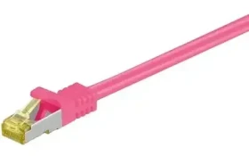 Goobay Patch kabel SFTP m.Cat7 3m růžová / LSZH (91614)