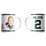 Hrnek New York Jets NFL Zach Wilson #2 Emoji NFLPA Jumbo (440 ml)