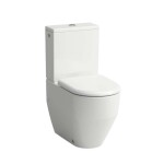 Laufen - Pro Stojící WC kombi mísa, 65x36 cm, zadní/spodní odpad, s LCC, bílá H8259524000001