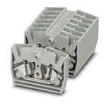 Phoenix Contact 3244067 průchodková svorka 5.2 mm pružinová svorka šedá 50 ks