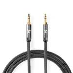 Nedis Stereo Audio kabel jack 3.5 mm (M) - jack 3.5 mm (M) 5.00 m šedá (CATB22000GY50)