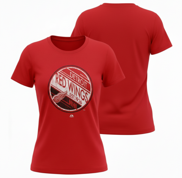 Dámské tričko Detroit Red Wings NHL Circle Velikost: XXL