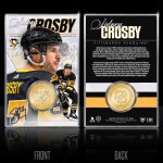 Mince Pittsburgh Penguins NHL Sidney Crosby Acrylic Bronze Coin Card