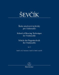 Škola smyčcové techniky pro violoncello/op. 2, sešit I a II - Otakar Ševčík