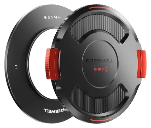 Freewell Real Locking 55 mm / Základní kroužek / s krytkou NFC / hliník (FW-L1-BL55)