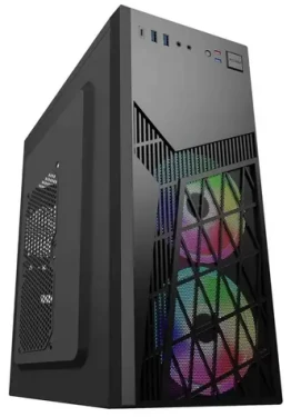 EUROCASE ML N6-560B černá / Skříň / ATX / 2x USB-A 3.0 / 1x USB-C / 2x 120mm ARGB / bez zdroje (P001041859566)