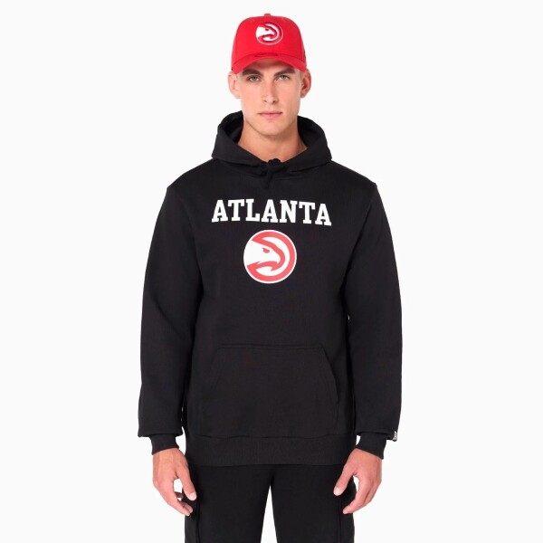 New Era Pánská mikina Atlanta Hawks NBA Team Logo Hoodie Sweatshirt Velikost: M