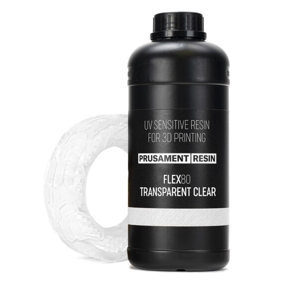 Prusa Research Prusament Resin Flex80 Transparent Clear 1 kg