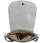 Trendy dámská crossbody s velkou klopou Rashida new, šedá