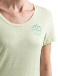 ICEBREAKER Wmns Merino 150 Tech Lite III SS Scoop Tee Icebreaker Logo Reflections, Glazen velikost: M