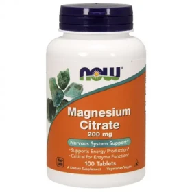 Magnézium citrát 200 mg - NOW Foods (100 tab.) (35992-1-100tab)