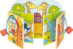 Dřevěná obrázková knížka Návštěva ZOO