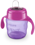 Philips Avent Hrneček Classic SCF551 růžová / 200 ml / od 6 měsíců / s náustkem a držadly