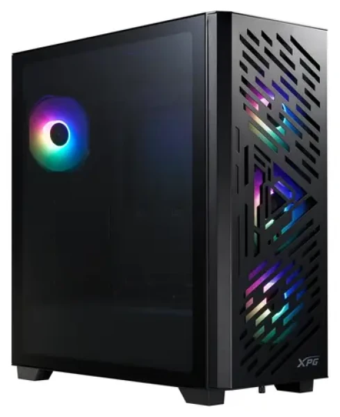 ADATA XPG LANDER 501 černá / Skříň / Midi Tower / E-ATX / 2x USB-A 3.2 / 4x120mm ARGB / bez zdroje / průhledná bočnice (LANDER501CMTA-BKCWW)