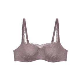 Dámská podprsenka Body Make-Up Illusion Lace Balconette - Triumph coffee sugar (3091) 070C