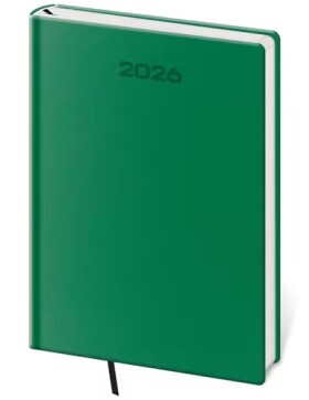 Diář 2026 denní A5 Soft - zelená