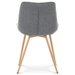 Jídelní židle, šedá, látka, CT-394 GREY2