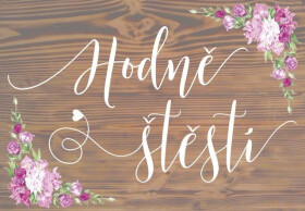 Přání N - Svatební s květy