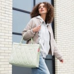 Stylová kabelka Reisenthel Daily Shopper Puffer iced matcha