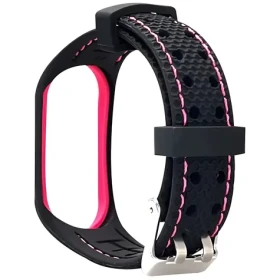 Beline Sport Silicone černo-růžový / Řemínek / Silikon / Xiaomi Mi Band 7