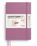 Týdenní plánovač Zápisník Dusty Rose, Paperback B6+ 2027, Softcover, anglicky
