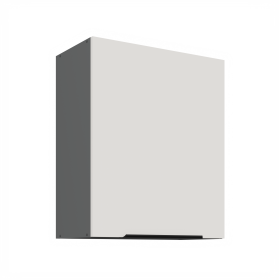 Horní skříňka Aria ANT 60 G-72 1F Barva korpusu: Antracit, Barva dvířek: WH - Crystal white AFM