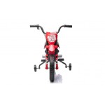 Mamido Dětská elektrická motorka Cross Pantone 361C červená