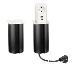 STRONG PowerUp zásuvka, 1x230V, USB A/C nabíjecí, Bílá, Fr (477469)