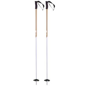 Lyžařské hůlky FACTION Candide White / Gold Délka hůlek: 130cm