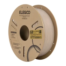 ELEGOO PLA dřevěné vlákno Světlý dub / Struna pro 3D tiskárnu / PLA / 1 kg (50.203.0652)