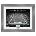 Obraz New York Jets NFL Art Deco Stadium Silver Coin