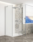 GELCO - TRINITY CHROM obdélníkový kout 800x1000 pravý, čiré sklo, GT5610-80CR-CH GT5610-80CR-CH