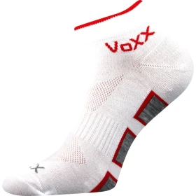 VOXX Ponožky sportovní slabé DUKATON se stříbrem BÍLÉ (3 páry) 43-46 100720