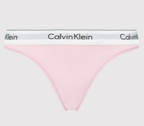 Dámská tanga světle růžová Calvin Klein růžová